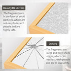 Beauty4U Full Length Mirror 76" x 34", Large Floor Mirror - Image 5