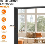 TRAHOME Bathroom Vanity Mirror for Wall, HD Shatterproof Glass, Hangs - Image 5