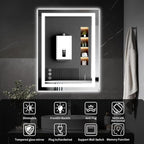 LED Bathroom Mirrors 32"x36" Bathroom Mirror - Image 8