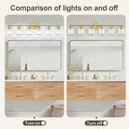 Crystal Bathroom Light Fixtures, Bathroom Lighting Fixtures Over Mirror - Image 7