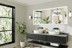 72x32 Inch White Bathroom Mirror - Image 8