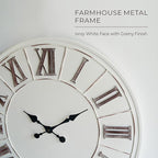 Oversized Farmhouse Wall Clock - Image 7