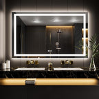 LOAAO 55"X40" LED Mirror for Bathroom, Lighted Bathroom Mirror - Image 7