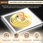 Antok 40X32 LED Bathroom Mirror - Image 8
