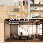 Juexica 4 Pcs Natural Bamboo Wall Panel - Image 3