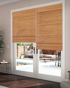72''W X 72''H Cordless Bamboo Roman Shades - Image 8