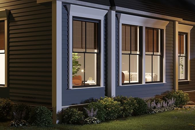 Windowsandgarden Cordless Woven Wood Roman Shades, 43W x 60H, Eastfield Teak - Image 5