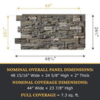 AZ Faux AZ Faux High-Density Polyurethane Faux Stone Wall Covering Panels - Image 3