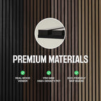 2-Pack Acoustic Wood Slat Panels - Image 8