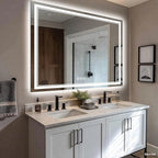 EOGOW LED Bathroom Mirror with Lights, 3 Colors Bathroom Mirror, Wall Mounted by EOGOW