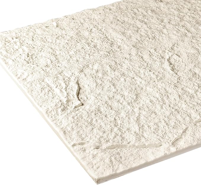 5-Pack 3D Faux Stone Wall Panels, PU Cement-Texture Wainscoting Panels - Image 3