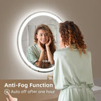 LOVESPEJO 30" Round LED Mirror for Bathroom, Circle LED Bathroom Vanity Mirror - Image 3