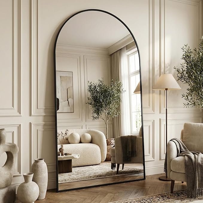 Suidia 86"x46" Arched Full Length Mirror - Image 2