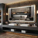 LED Bathroom Mirror 60 x 30 inch, Lighted Bathroom Vanity Mirror - Image 8