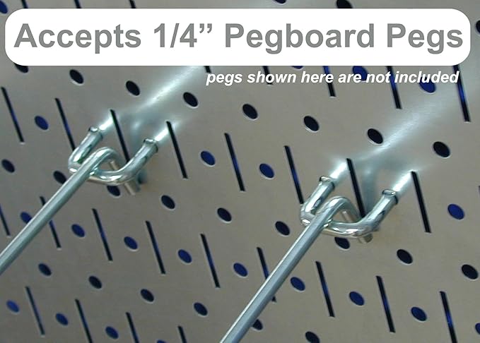 Wall Control 4 ft Metal Pegboard Standard Tool Storage Kit - Image 2