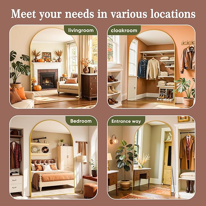 Full Length Mirror, Oversized Floor Mirrors, Leaning Free Standing Mirrors - Image 9