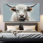 Highland Cow Wall Art For Living Room Large Size Animal Canvas Art Wall Decor - Image 3