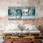 Extra Large Christian Wall Decor Scripture Wall Art Give It to God and Go to - Image 2