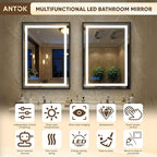 Antok 30X40 LED Bathroom Mirror - Image 9