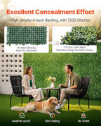 VEVOR Artificial Grass Wall Panels, 60 x 120 inch, Milan Grass Greenery Boxwood - Image 3