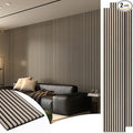 Art3d 2-Pack 108" x 12" Acoustic Wood Panels by Art3d