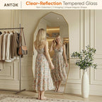 Antok Full Length Mirror, Free Standing Wall Mounted or Leaning Full Body Mirror - Image 4
