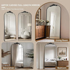 Antok Arched Full Length Mirror, Full Body Mirrors - Image 5