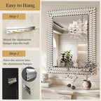 Kelly Miller Jeweled Luxury Bathroom Mirror - Image 7