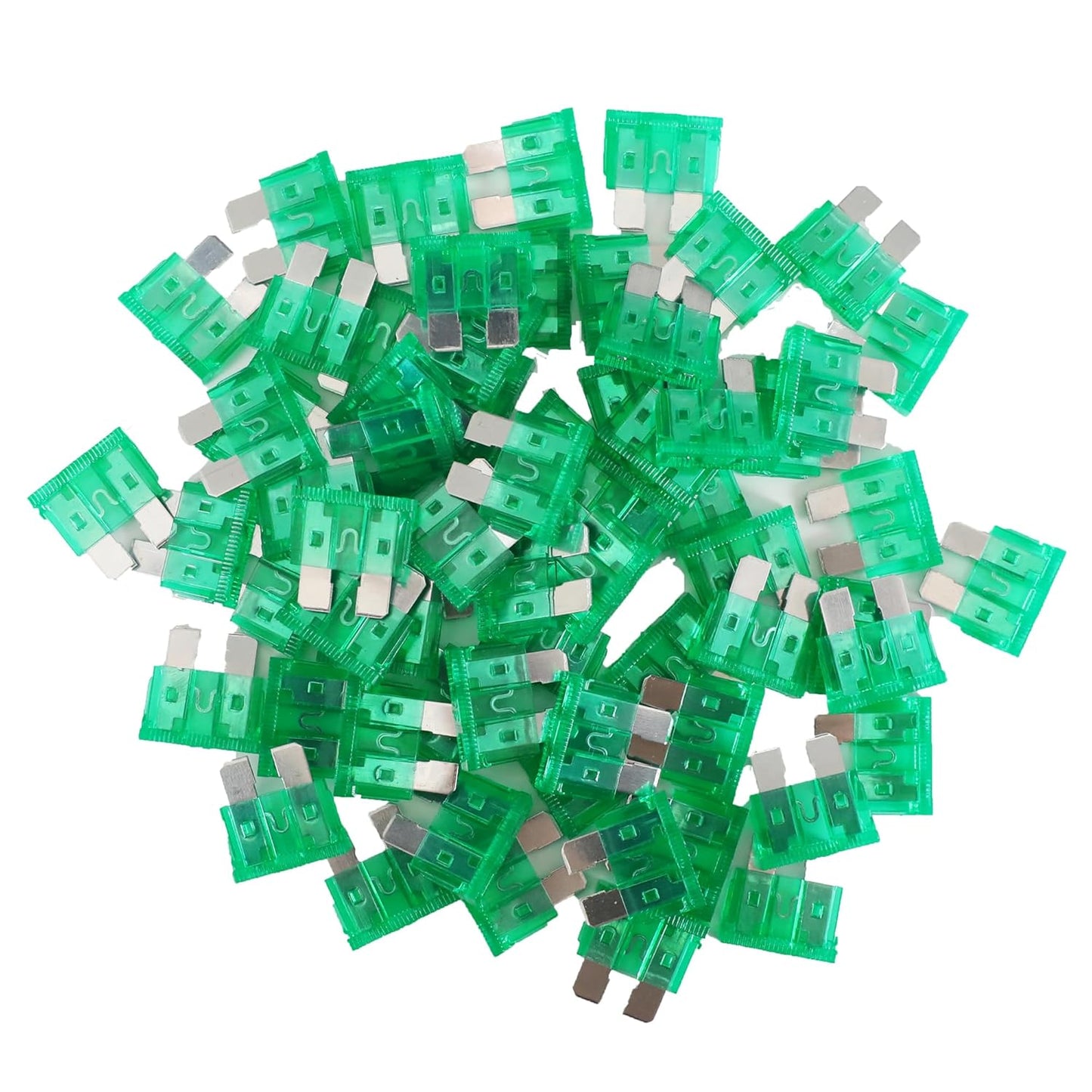 (80Pcs) 30 Amp Standard Fuse, 30A Car Blade Fuses for Car/RV/Truck/SUV/Motorcycle/Boat