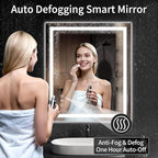 LED Bathroom Mirrors 32"x36" Bathroom Mirror - Image 3