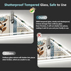55x40 LED Bathroom Mirror with Lights, Backlit and Front Lit Anti-Fog Lighted - Image 7