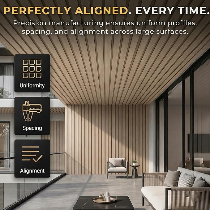 From Plain to Beautiful in Hours WPC Exterior Wall Slat Panels Waterproof - Image 5