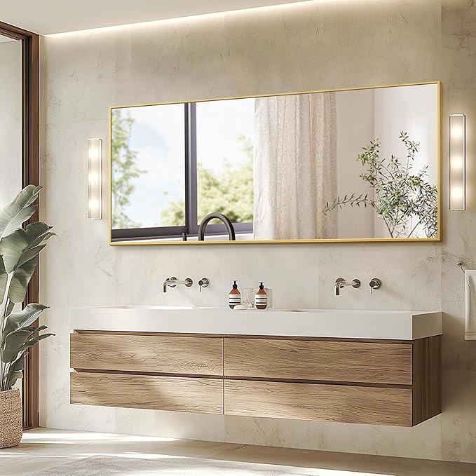 TRAHOME Full Length Standing Mirror, Free Standing or Wall Mount - Image 7