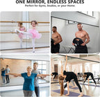 TRAHOME Home Gym Mirror for Wall, Glass Frameless Body Large Mirror for Home Gym - Image 4