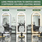FENNIO Full Length Mirror with Lights, Free Standing Lighted Floor Mirror - Image 7