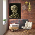 Wieco Art Large Framed Art Skull of a Skeleton - Image 2