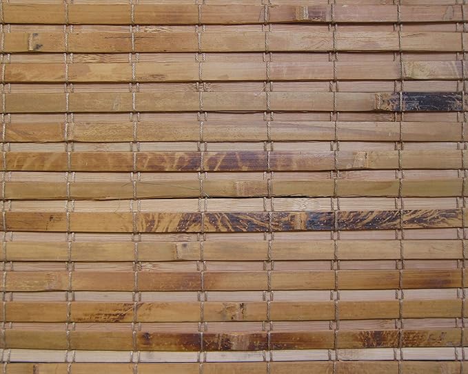 Cordless Woven Wood Roman Shades, 34W x 60H, Hatteras Camel, Sizes 20-72 Wide - Image 7