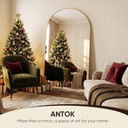 Antok 81" x41” Arched Full Length Floor Mirror, Free Standing/Wall Mount/Leaning - Image 4