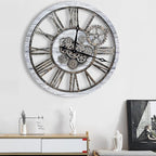 The B-Style Large Wall Clock 24 inch Moving Gear Wall Clock Oversized Vintage - Image 6
