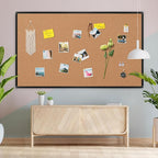 Extra Large Cork Bulletin Board 72" X 48", Wall Mounted Notice Pin Board - Image 3