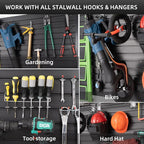 FRAYSCENT Slat Wall Paneling Garage Wall Organizer, Slatwall Panels Garage Tool - Image 6