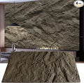 KASARO 3D Faux Stone Wall Panels, Cement Texture Thicker Accent by KASARO