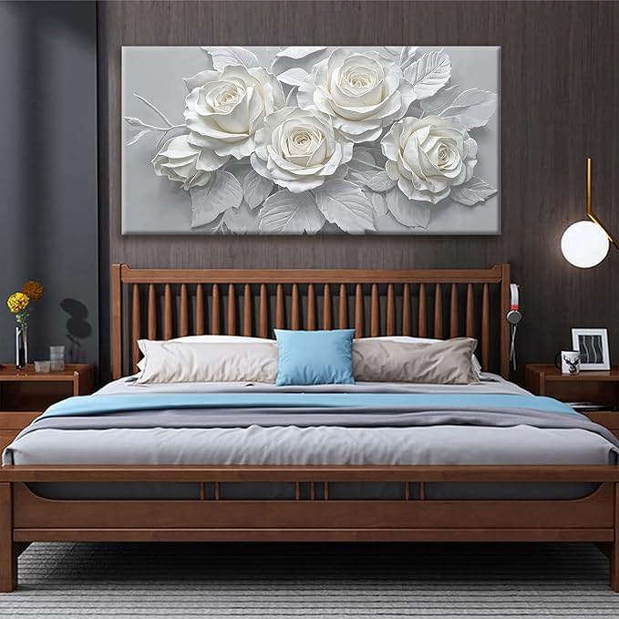 Suconvng Large Wall Art For Living Room Floral Canvas Art Wall Decorations - Image 3