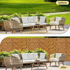 Reed Fencing Rolls, Patio Privacy Screen, Decorative Bamboo Fence Rolls - Image 4