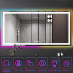 Antok 32"x 72" LED Bathroom Mirror - Image 8