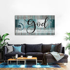 Extra Large Christian Wall Decor Scripture Wall Art Give It to God and Go to - Image 3