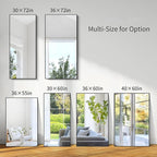 KOCUUY Bathroom Mirror, 30x55 Inch Large Black Mirrors - Image 10
