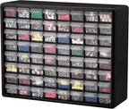 Akro-Mils 64-Drawer Plastic Storage Cabinet, 20-Inch W x 6-Inch D x 16-Inch H | - Image 10
