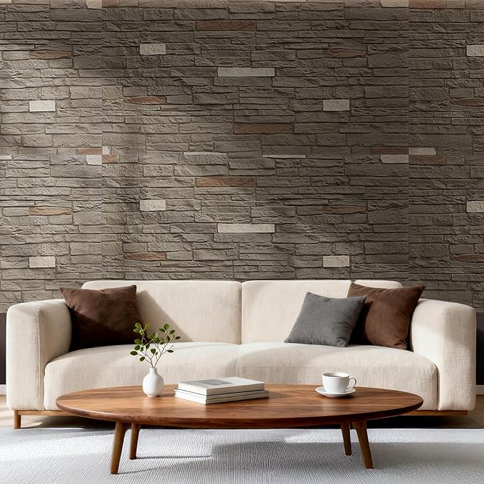 Faux Stone Brick Wall Panels, Lightweight PU Faux Rock Wall Panels, Easy DIY - Image 7