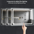 60"x36" LED Bathroom Mirror - Image 6